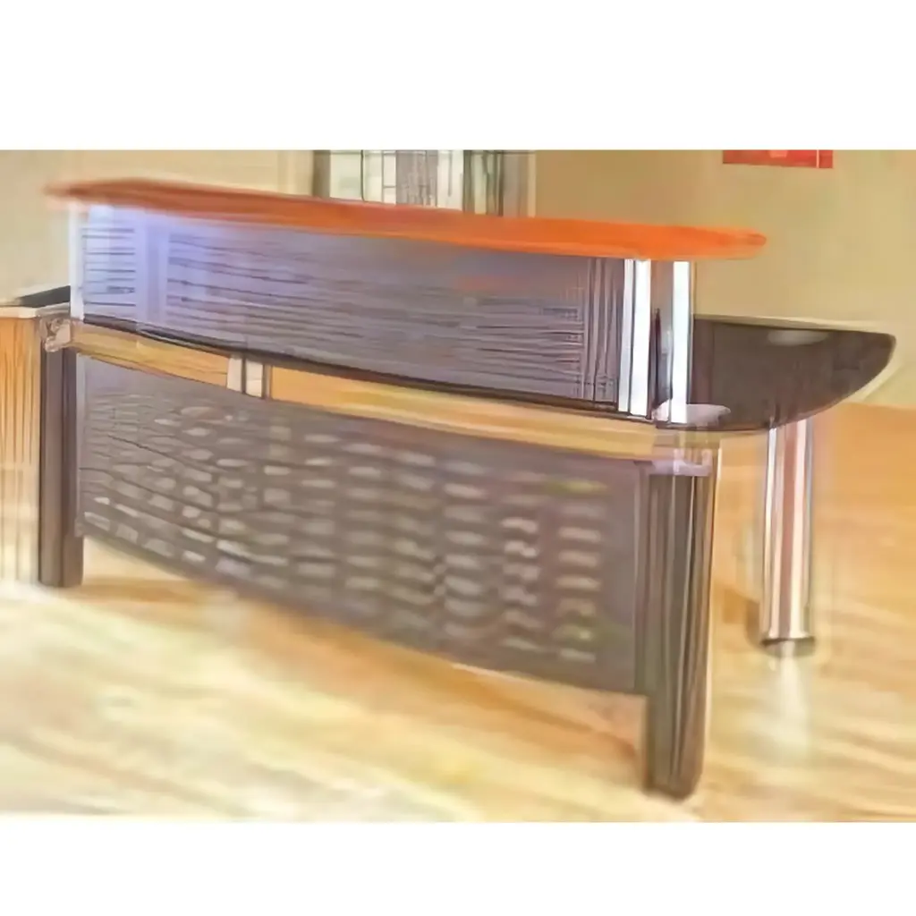 Comptoir De Réception MDF 0.8, Acajou, A20