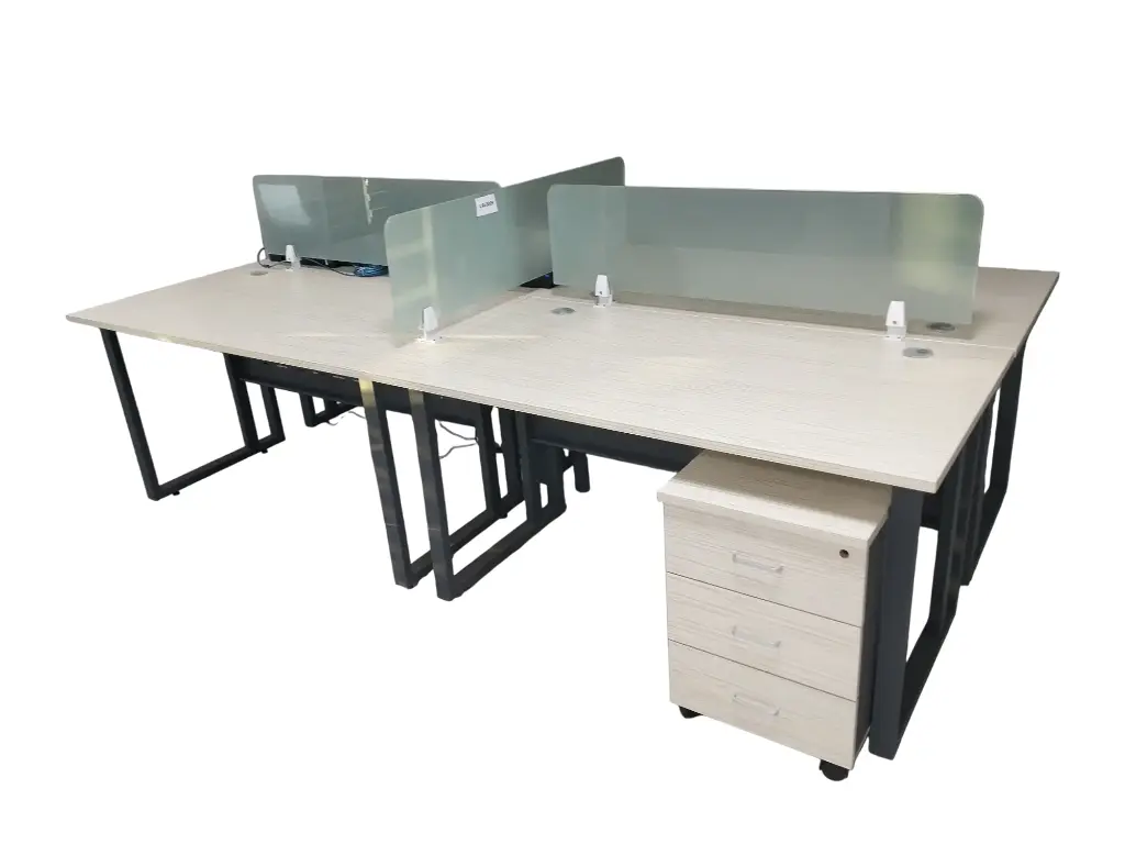 Poste de Travail 4 Postes + 04 Caiss Mob, ERABLE, CRE0009