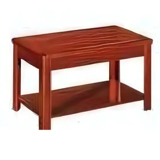 [L007] Table Basse GM MDF [100X50X45], Marron Chocolat, L007