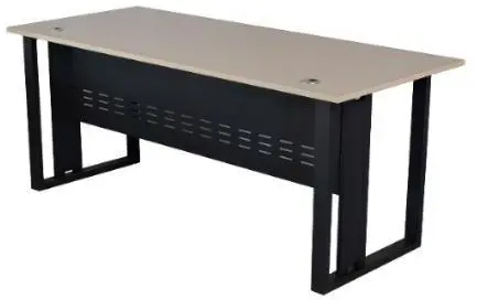 [BLM0049] Bureau Secrétaire [120*70], Fep 32, Pied Métal, Cache Jupe Métal, BLM0049