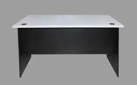 [BLME0013] Bur Sec Melamine 120X75X76, Plat 22mm ERABLE, Pied Gris 17mm, BLME0013
