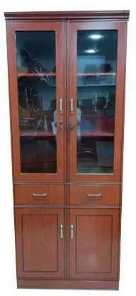 [TC6073-2L] Elem Bib 02 Portes [200HX40PX80L]  MDF, Acajou, TC6073-2L